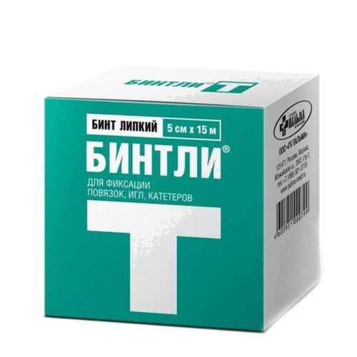 Бинт Бинтли 15 м х 5 см 951000799 белый в Самсон-Фарма