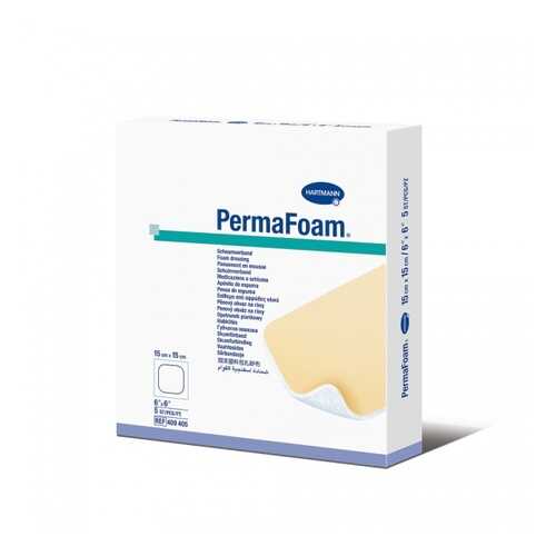 Губчатые повязки PermaFoam 15 см х 15 см 5 шт. в Самсон-Фарма