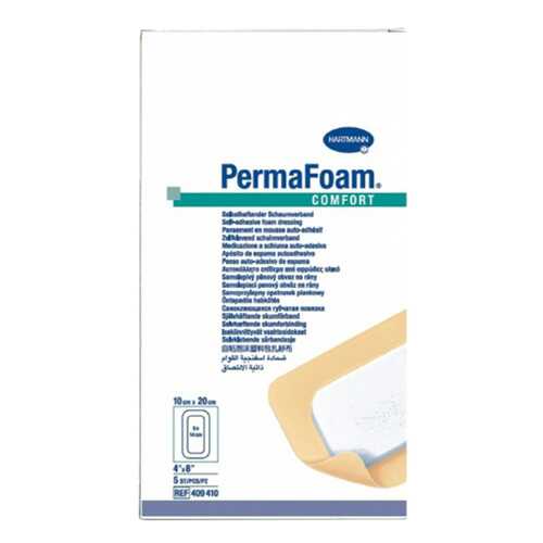 PermaFoam Comfort ПемаФом Комфорт губчатая адгезивная повязка 10 x 20 см в Самсон-Фарма