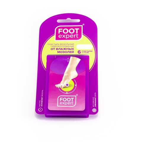 Пластырь Foot Expert гидроколлоидный 20 мм х 60 мм 6 шт. в Самсон-Фарма