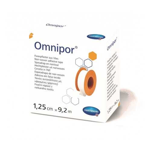 Пластырь Omnipor фиксирующий из нетканого для чувствительной кожи 1,25 см х 9,2 м в Самсон-Фарма