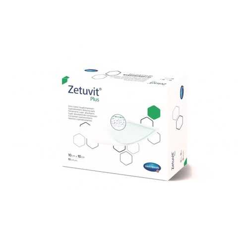 Повязка Zetuvit plus сорбционная стерильная с повышенной впитываемостью 10 х 10 см 10 шт. в Самсон-Фарма
