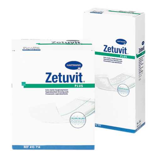 Повязка Zetuvit plus сорбционная стерильная с повышенной впитываемостью 10 х 20 10 шт. в Самсон-Фарма
