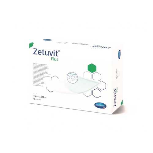Повязка Zetuvit plus сорбционная стерильная с повышенной впитываемостью 15 х 20 см 10 шт. в Самсон-Фарма