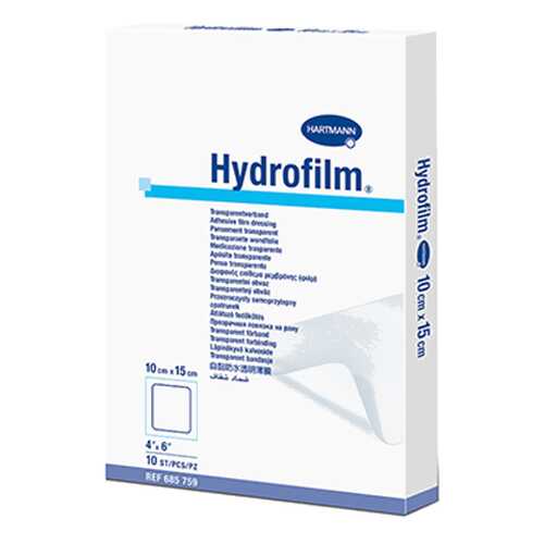 Самофиксирующаяся повязка HARTMANN Hydrofilm прозрачная 10 см х 15 см 10 шт. в Самсон-Фарма