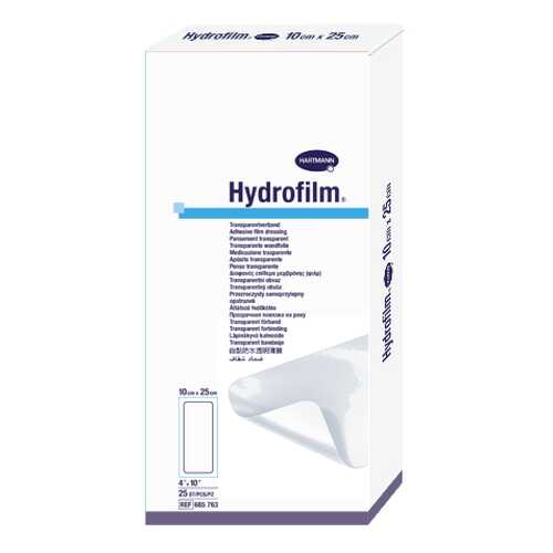 Самофиксирующаяся повязка HARTMANN Hydrofilm прозрачная 10 см х 25 см 25 шт. в Самсон-Фарма