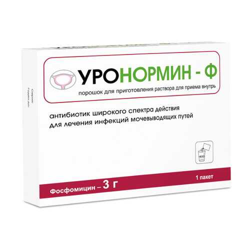 Уронормин-Ф порошок для приготовления раствора для приема внутрь пакектик 3 г 1 шт. в Самсон-Фарма