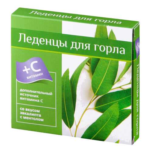 Леденцы с витамином С PL со вкусом эвкалипт-ментол 9 шт. в Самсон-Фарма