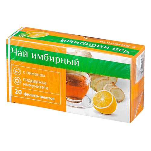 PL Чай Имбирный при простуде с Лимоном фильтр-пакет Юником 20 шт. в Самсон-Фарма