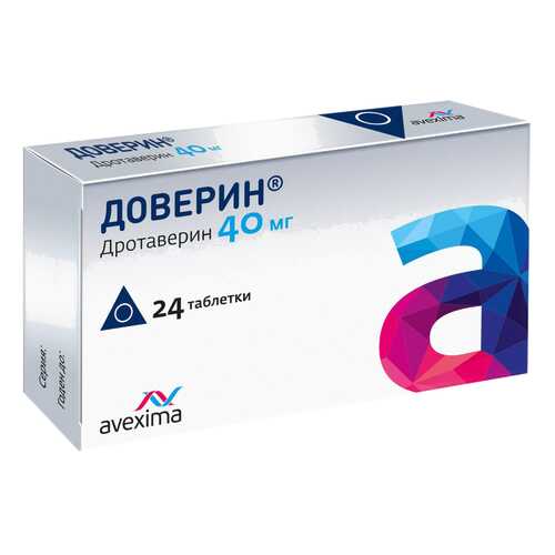 Доверин таблетки 40 мг №24 в Самсон-Фарма
