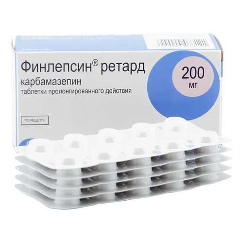 Финлепсин ретард таблетки 200 мг 50 шт. в Самсон-Фарма