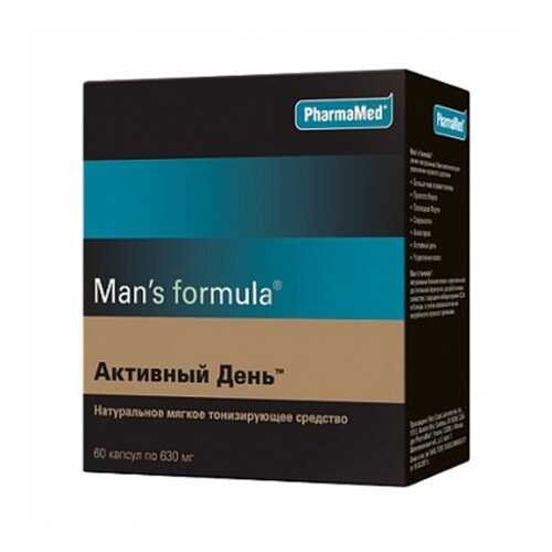 Man's formula PharmaMed активный день 30 капсул в Самсон-Фарма