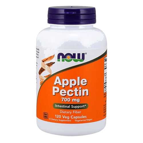 Для пищеварения NOW Apple Pectin 700 мг 120 капсул в Самсон-Фарма