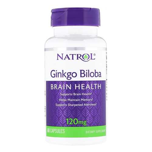 Гинкго билоба Natrol 120 мг 60 капсул в Самсон-Фарма