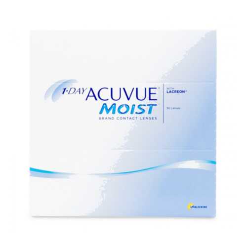 Контактные линзы 1-Day Acuvue Moist 90 линз R 8,5 -9,00 в Самсон-Фарма