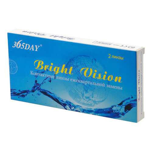 Контактные линзы 365Day Bright Vision 2 линзы R 8,6 -8,0 в Самсон-Фарма