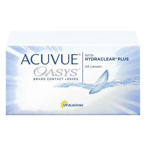 Контактные линзы Acuvue Oasys with Hydraclear Plus 24 линзы R 8,4 -6,00 в Самсон-Фарма