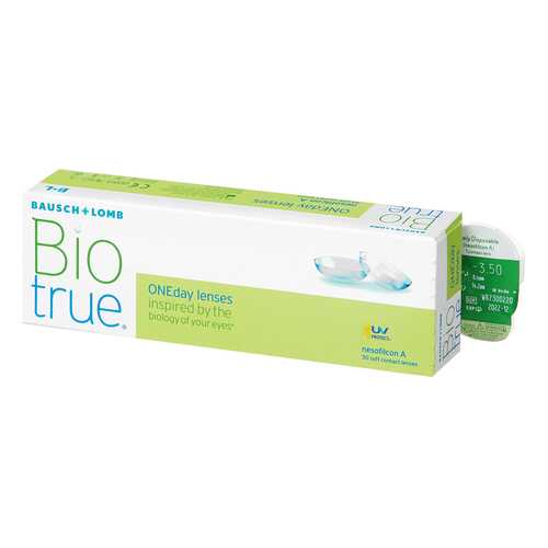 Контактные линзы Biotrue ONEday 30 линз +4,25 в Самсон-Фарма