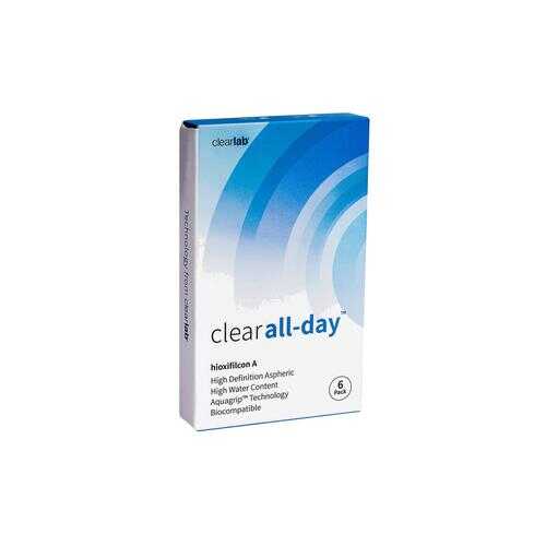 Контактные линзы ClearLab Clear All-Day 6 линз R 8.6 -04,00 в Самсон-Фарма