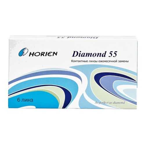 Контактные линзы Diamond 55 6 линз R 8,6 -3,75 в Самсон-Фарма