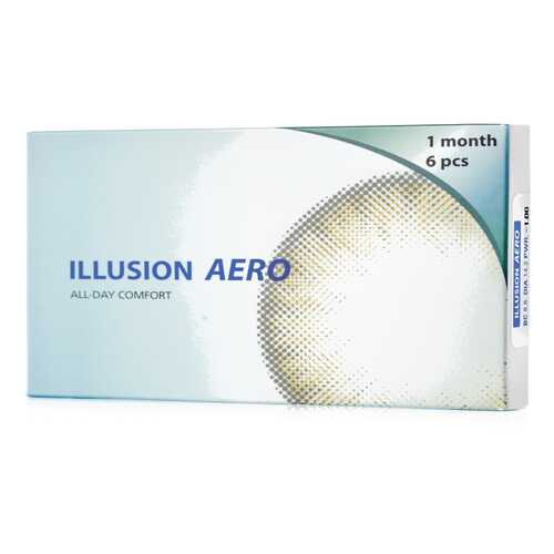 Контактные линзы ILLUSION Aero 6 линз R 8.6 -3.5D в Самсон-Фарма