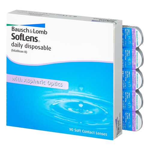 Контактные линзы Soflens Daily Disposable 90 линз +3,00 в Самсон-Фарма
