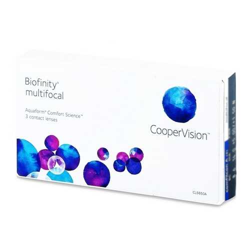 Линзы контактные CooperVision Biofinity multifocal 3 шт. -2,25/+1,50/D в Самсон-Фарма