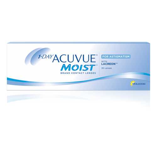 Контактные линзы 1-Day Acuvue Moist for Astigmatism 30 линз -2,00/-1,25/60 в Самсон-Фарма