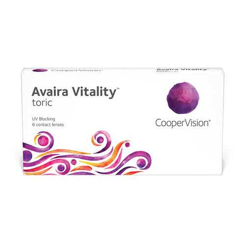 Линзы контактные CooperVision Avaira Vitality toric 6 шт. -3,25/1,75/180 в Самсон-Фарма