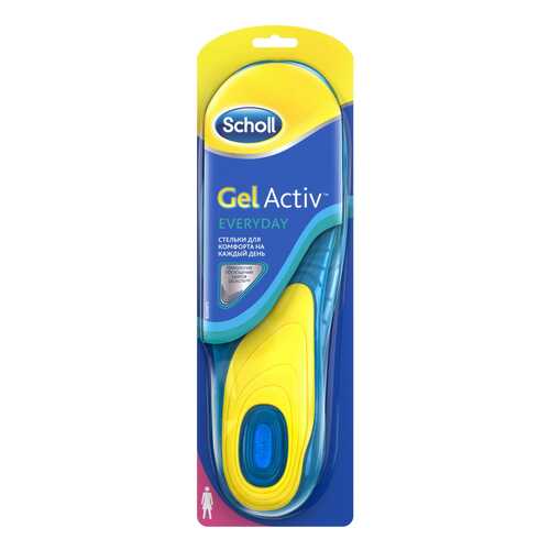 Стельки для обуви Scholl gelactiv everyday для женщин р.35-40 в Самсон-Фарма