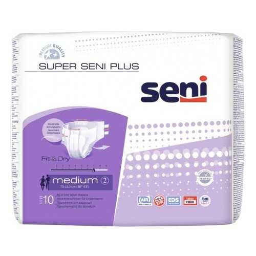 Подгузники для взрослых SENI Super Seni Plus Medium, 10 шт (ME10-A02) в Самсон-Фарма