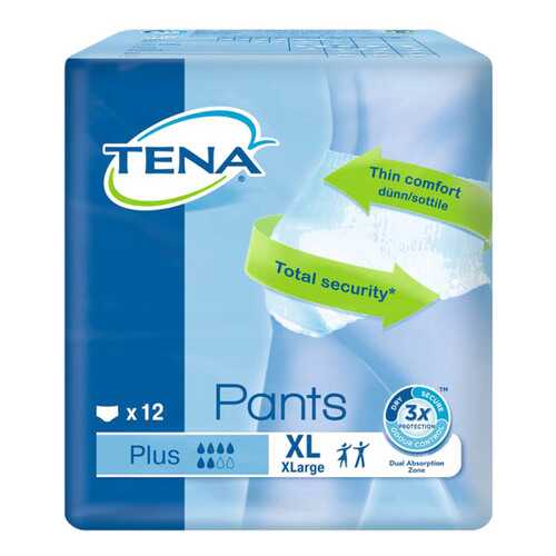 Подгузники для взрослых Tena Pants Plus XL 12 шт. в Самсон-Фарма