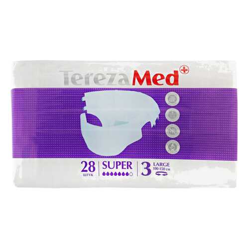 TerezaMed Подгузники для взрослых Super р.3 large N28 в Самсон-Фарма