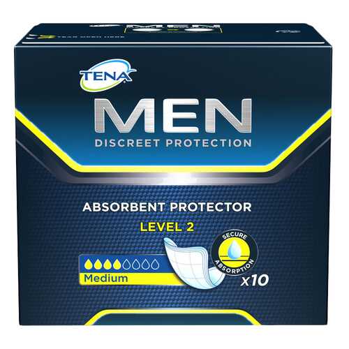 Урологические прокладки для мужчин, 20 шт. Tena Men Level 2 в Самсон-Фарма