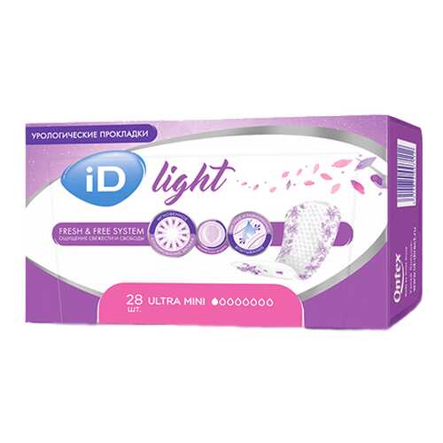 Урологические прокладки iD light mini 28 шт. в Самсон-Фарма