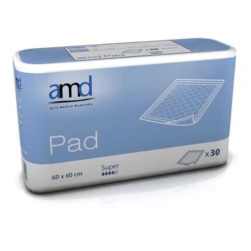 Впитывающие пеленки AMD PAD SUPER 60*60 №30 в Самсон-Фарма