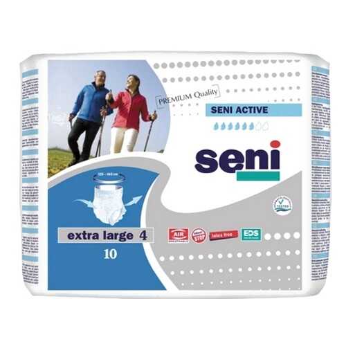 Впитывающие трусы SENI Active XL 10 шт. XL10-RU1 в Самсон-Фарма