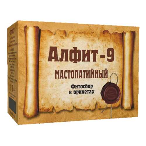 Чайный напиток Алфит-9 мастопатийный 60 брикетов х 2 г в Самсон-Фарма