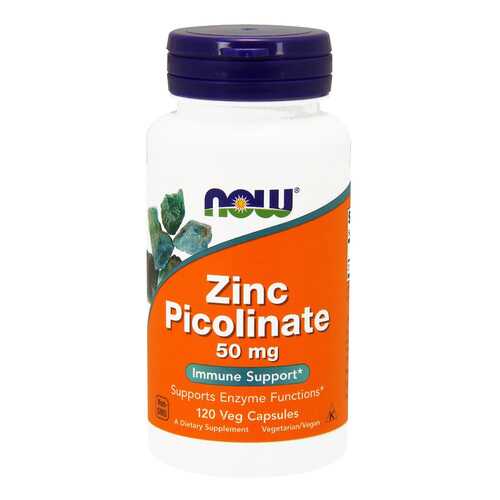 Цинк NOW Zinc Picolinate 120 капс. без вкуса в Самсон-Фарма