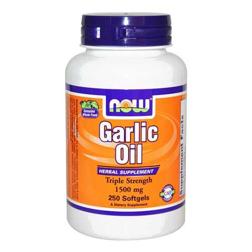 Другие масла и жиры NOW Garlic Oil 250 капс. в Самсон-Фарма