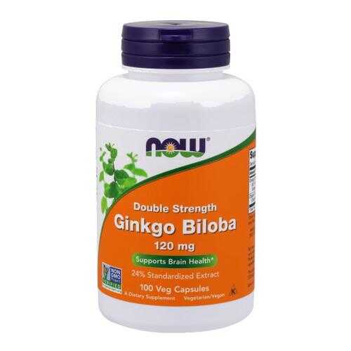 Гинкго Билоба NOW Ginkgo Biloba 120 mg (100 капсул) в Самсон-Фарма