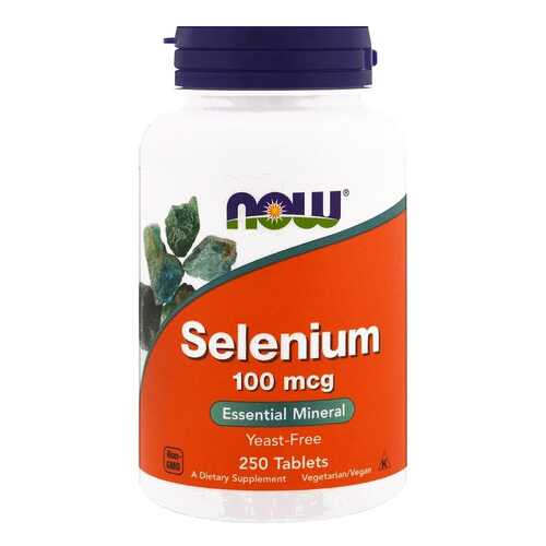 Селен NOW Selenium 250 табл. без вкуса в Самсон-Фарма
