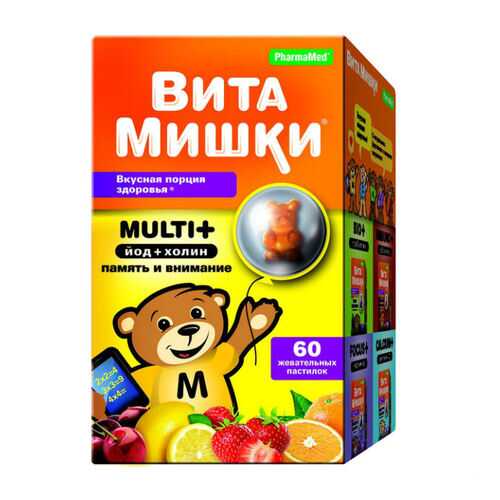 ВитаМишки Мульти+ пастилки жевательные №60 в Самсон-Фарма