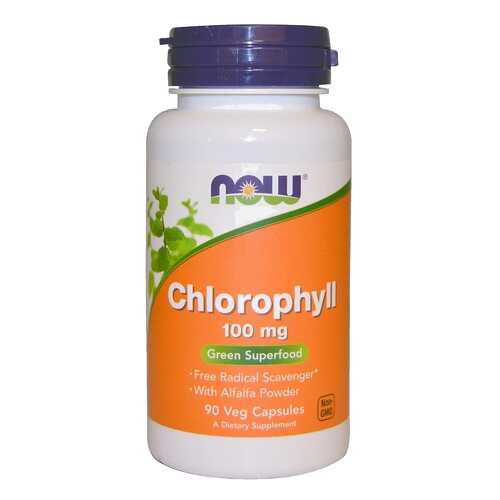 Добавка для здоровья NOW Chlorophyll 90 капс. натуральный в Самсон-Фарма