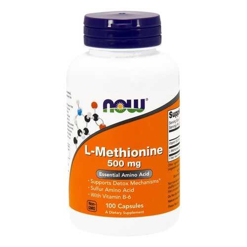 Добавка для здоровья NOW L-Methionine 100 капс. натуральный в Самсон-Фарма