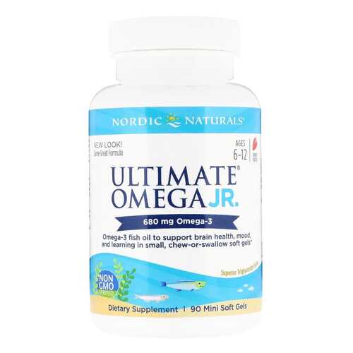 Ultimate Omega Junior Nordic Naturals 680 мг мини-капсулы 90 шт. в Самсон-Фарма